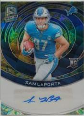 Sam LaPorta #11 Football Cards 2023 Panini Spectra Rookie Autograph Neon Splatter Prices