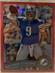 Matthew Stafford [Red Refractor] #4 Football Cards 2011 Topps Chrome Prices