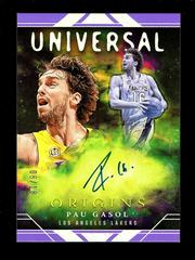Pau Gasol [Purple FOTL] #4 Basketball Cards 2023 Panini Origins Universal Autograph Prices