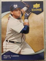 Miguel Cabrera Baseball Cards 2009 Upper Deck Icons Prices