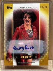 Ruby Riot [Gold Autograph] #R-11 Wrestling Cards 2017 Topps WWE Women's Division Prices