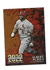 Albert Pujols [Gold] #22GH-21 Baseball Cards 2023 Topps 2022 Greatest Hits Prices