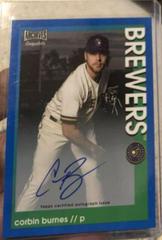 Corbin Burnes [Blue] Baseball Cards 2022 Topps Archives Snapshots Autographs Prices