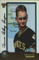 Bronson Arroyo [Refractor] Baseball Cards 1998 Bowman Chrome International Prices