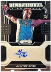Montez Ford #SS-MTF Wrestling Cards 2022 Panini Prizm WWE Sensational Signatures Prices