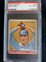 Eppa Rixey Baseball Cards 1933 Goudey Prices