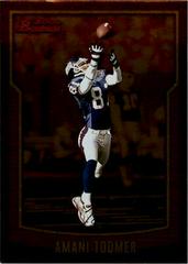 Amani Toomer [Gold] #81 Football Cards 2000 Bowman Prices