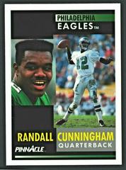 Randall Cunningham Football Cards 1991 Pinnacle Prices