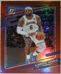 LeBron James [Red] #41 Basketball Cards 2021 Panini Donruss Optic Prices