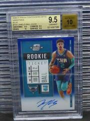 LaMelo Ball [Autograph Blue] Basketball Cards 2020 Panini Contenders Optic Prices
