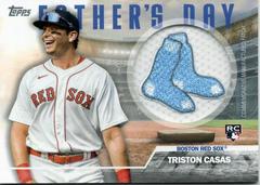 Triston Casas Baseball Cards 2023 Topps Father’s Day Commemorative Team Patch Prices
