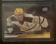 Sidney Crosby [Clear Cut] Hockey Cards 2023 Upper Deck Prices