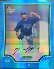 David Price [Blue Refractor] #213 Baseball Cards 2009 Bowman Chrome Prices