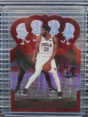 Joel Embiid [Asia Red] #1 Basketball Cards 2020 Panini Crown Royale Prices