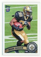 Mark Ingram [Ball in Right Hand] Football Cards 2011 Topps Prices