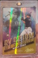Wander Franco [Spectrum Gold] Baseball Cards 2022 Panini Absolute By Storm Prices