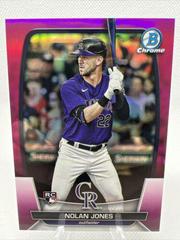 Nolan Jones [Fuchsia] #4 Baseball Cards 2023 Bowman Chrome Prices