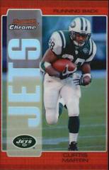 Curtis Martin [Red Refractor] #7 Football Cards 2005 Bowman Chrome Prices