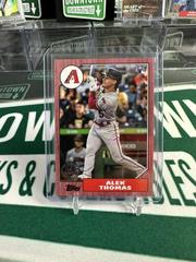 Alek Thomas [Red] Baseball Cards 2022 Topps Update 1987 Prices