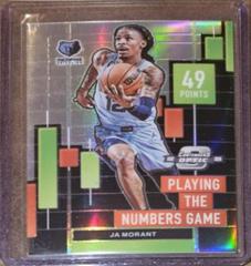 Ja Morant #12 Basketball Cards 2022 Panini Contenders Optic Playing the Numbers Game Prices