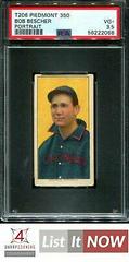 Bob Bescher [Portrait] #NNO Baseball Cards 1909 T206 Piedmont 350 Prices