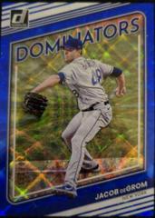 Jacob deGrom [Blue] #D-2 Baseball Cards 2022 Panini Donruss Dominators Prices