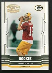 Aaron Rodgers Football Cards 2005 Panini Donruss Throwback Threads Prices