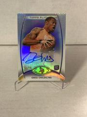 Greg Childs [Autograph Patch Blue Refractor] #165 Football Cards 2012 Topps Platinum Prices