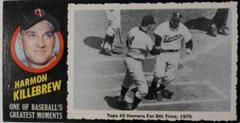 Harmon Killebrew #8 Baseball Cards 1971 Topps Greatest Moments Prices