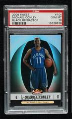 Michael Conley [Black Refractor] #104 Basketball Cards 2006 Finest Prices