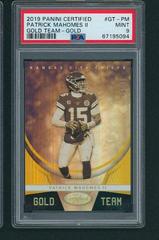 Patrick Mahomes II [Gold] #GT-PM Football Cards 2019 Panini Certified Gold Team Prices