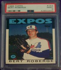 Bert Roberge #154 Baseball Cards 1986 Topps Prices