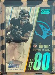 James Conner #80 Football Cards 2023 Panini Score Top 100 Prices