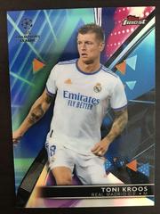 Toni Kroos [Aqua] Soccer Cards 2021 Topps Finest UEFA Champions League Prices