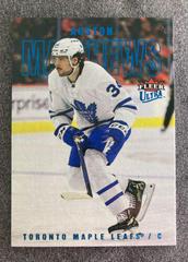 Auston Matthews [Blue Foil] #1 Hockey Cards 2021 Ultra Prices