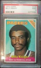 Billy Knight #228 Basketball Cards 1975 Topps Prices