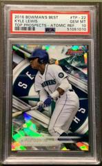 Kyle Lewis [Atomic Refractor] Baseball Cards 2016 Bowman's Best Top Prospects Prices