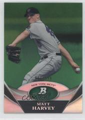 Matt Harvey [Green Refractor] Baseball Cards 2011 Bowman Platinum Prospects Prices
