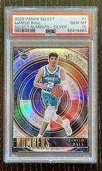 LaMelo Ball [Silver] #1 Basketball Cards 2020 Panini Select Numbers Prices