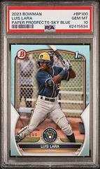 Luis Lara [Sky Blue] #BP-100 Baseball Cards 2023 Bowman Paper Prospects Prices