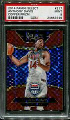 Anthony Davis [Copper Prizm] #217 Basketball Cards 2014 Panini Select Prices