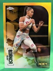 Bianca Belair [Gold] #72 Wrestling Cards 2020 Topps WWE Chrome Prices