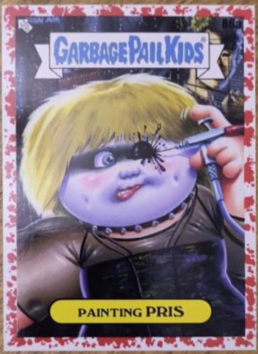 Painting Pris [Red] #86a Garbage Pail Kids Intergoolactic Mayhem