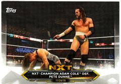 Adam Cole, Pete Dunne [Silver] #64 Wrestling Cards 2020 Topps WWE NXT Prices