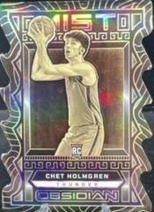 Chet Holmgren #18 Basketball Cards 2022 Panini Obsidian Mist Prices