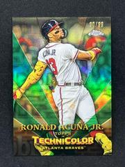 Ronald Acuna Jr. [Green] #TT-23 Baseball Cards 2023 Topps Chrome in Technicolor Prices