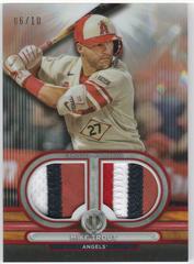 Mike Trout [Red Single Player] #DR-MT Baseball Cards 2024 Topps Tribute Dual Relic Prices