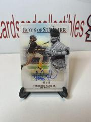 Fernando Tatis Jr. Baseball Cards 2022 Panini Chronicles Boys of Summer Autographs Prices