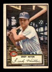 Grady Hatton [Black Back] Baseball Cards 1952 Topps Prices
