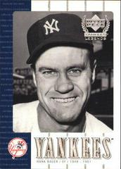 Hank Bauer Baseball Cards 2000 Upper Deck Yankees Legends Prices